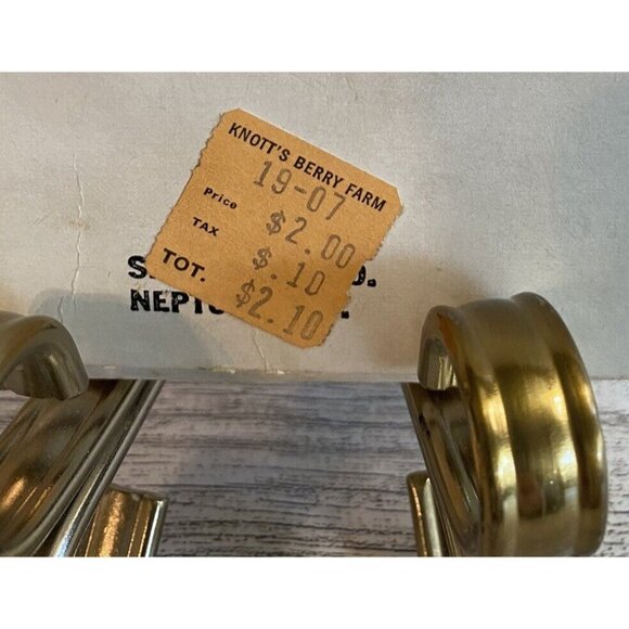 Vtg Chinese Linking Rings Knotts Berry Farm Souvenir Magic Trick by Adams - Picture 4 of 7